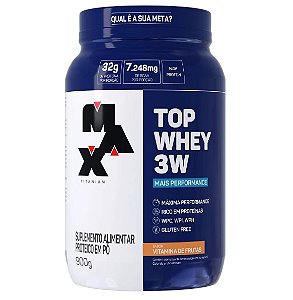 TOP WHEY 3W 900GR VITAMINA  DE FRUTAS