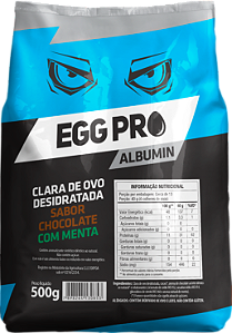 ALBUMINA PROTEINA PURA 500G SABOR CHOCOLATE COM MENTA