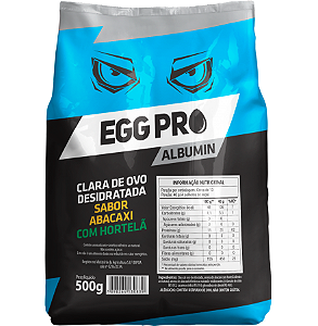 ALBUMINA PROTEINA PURA 500G SABOR ABACAXI COM HORTELÃ