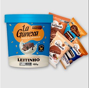 PASTA DE AMENDOIM LA GANEXA  450G LEITINHO