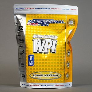 AMINO CHARGED WHEY PROTEIN ISOLADA E HIDROLISADA  907G BANANA  - INTERNATIONAL PROTEIN (CA)