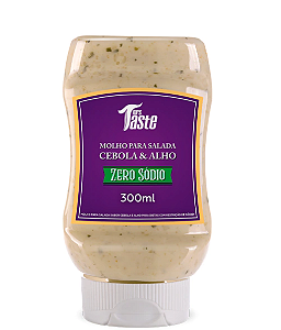 MOLHO PARA SALADA  MRS TASTE CEBOLA E ALHO 300ML