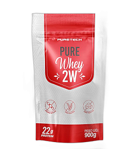 100% PURE WHEY PURETECH 900G MORANGO