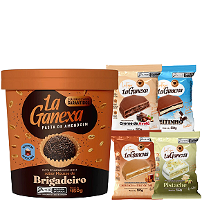PASTA DE AMENDOIM LA GANEXA 450GR MOUSE DE BRIGADEIRO