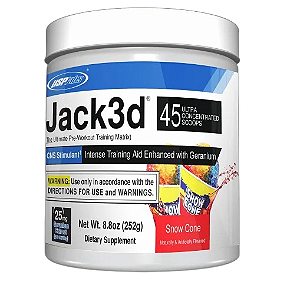 JACK 3D 250G SABOR SNOW CONE - USPLABS
