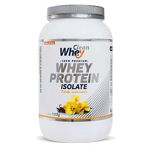 WHEY PROTEIN ISOLADO BAUNILHA 900GR - CLEAN WHEY