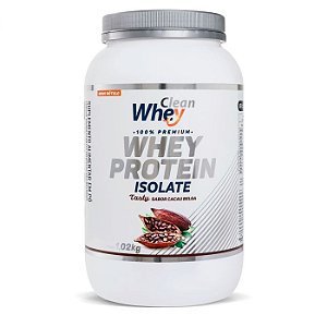 WHEY PROTEIN ISOLADO CACAU BELGA 1020GR - CLEAN WHEY