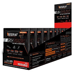 Isotonic Display ( 20 un de 33g ) Sabor Morango - REIDRAT Nutrition