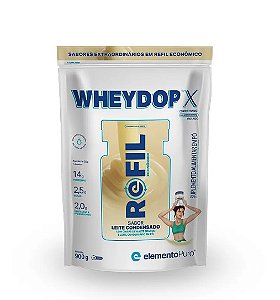 WHEYDOP X 900g Refil  Leite condensado