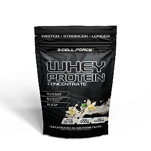 Whey Protein Concentrate 900g Refil Baunilha - Cell Force