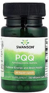 PQQ Pyrroloquinoline Quinone 20mg  30 vegan Caps - SWANSON