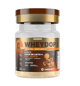 WheyDop X 450g  Sabor Doce de Leite com Laranja