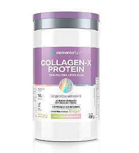 COLLAGEN - X Protein  450Gr KIiwi com Morango  - elementoPuro
