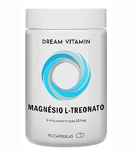 Magnésio L-Treonato 200mg 90 Cáps  - DREAM VITAMIN