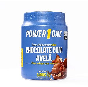 Pasta de Amendoim Power One 1.005kg Chcolate com Avelã