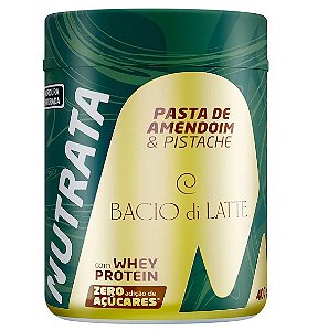 Pasta De Amendoim & Pistache Bacio Di Latte Com Whey Protein