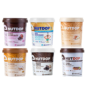 PASTA DE AMENDOIM NUTDOP 500G - elementoPuro