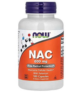 NAC 600Mg 100 Caps - NOW