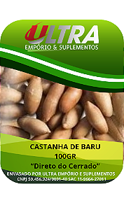 Castanha de Baru "Premium" Sem Casca com Sal 100gr