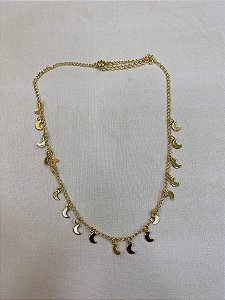 CHOKER PLAQUINHAS DE LUA