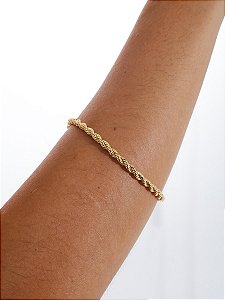 PULSEIRA CORDAO BAIANO | MASCULINO | BANHADO A OURO