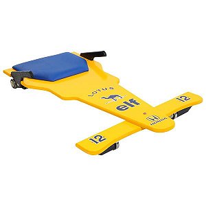 Carrinho de Rolimã F1 Lotus Amarelo em MDF