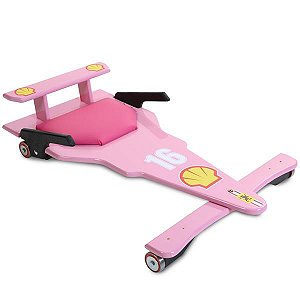Carrinho de Rolimã F1 Junior Rosa 16