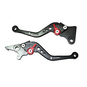 Manete Esportivo Red Dragon Lander YBR Tenere Fazer- Preto