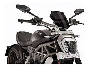 Bolha Puig Naked New Sport 8921F Ducati X Diavel/S Fumê Escura