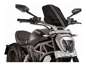 Bolha Puig Naked Touring 8922F Ducati X Diavel S Fumê Escura