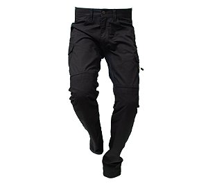 Calça Jeans Motociclista Hlx Defender Black - Masculina