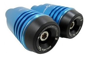 Slider Alumínio Com Cabeça Nylon Anti-impacto GSXR 1000 2011/2017