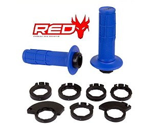 Manopla Universal Lock-On System Off-Road Red Dragon - Azul