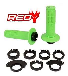 Manopla Universal Lock-On System Off-Road Red Dragon - Verde