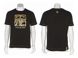 Camiseta Valentino Rossi Casco 4 Vale 46 100% ALG. Consulte