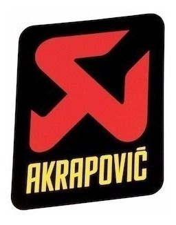 Adesivo Akrapovic Original Térmico Escapamento 7,0 X 7,5 Cm