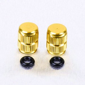 Tampinha De Bico De Ar Pneus Motos Carros Pro-Bolt Dourada