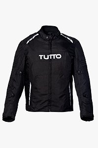 Jaqueta Tutto Moto Racer Preta Impermeável