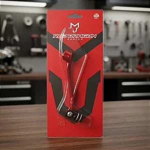 Pedal Câmbio Alumínio Red Dragon CRF 250F 300F Vermelho/preto - Longo