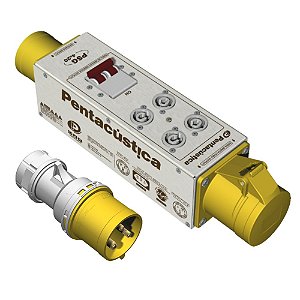 Régua de Energia Alta Potência Pentacústica Psg 4 X 20 Pc 110 V + Plugue CEE 32A