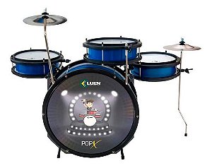 Bateria Infantil Luen Pop X Azul