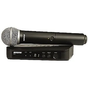 Microfone S/ Fio Shure Mao Blx 24 Br Pg 58 M 15