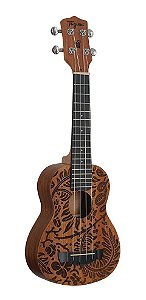 Ukulele Soprano Acustico Tagima 21 K Floral II Ntms