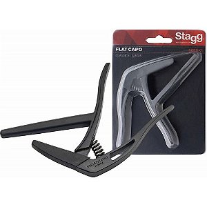 Capotraste Para Violão e Guitarra Stagg Scpx Fl Bk