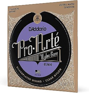 Encordoamento P/ Violão Nylon D'Addario Pro Arte Ej 44 Tensao Extra Presada