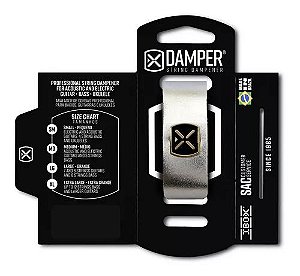Abafador Damper Ibox Supreme DMMD 01 Prata Metalico