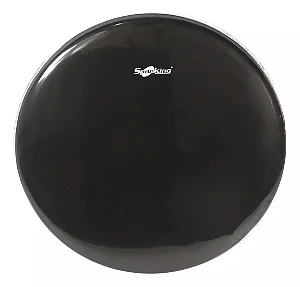 Pele Resposta Bateria Drum Muffler '20 Preta Spanking