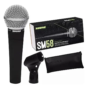 Microfone Shure Sm 58 S Mao