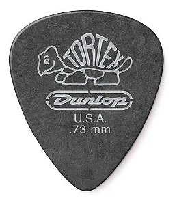 Palheta Dunlop Tortex Preta 0,73 Mm