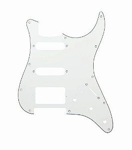 Escudo P/ Guitarra Strato Pkg Hss Branco